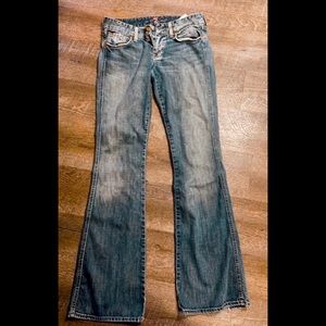 7 for all mankid boot cut jeans
